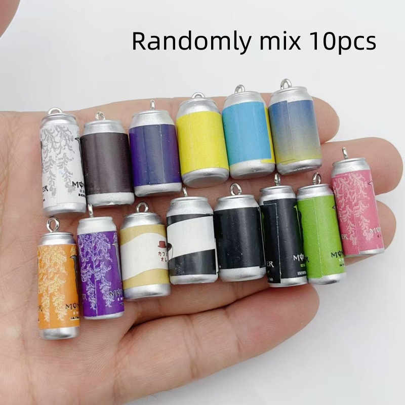 Resin Art Diy Kit - 10 шт. миниатюрных имитационных брелоков-баночек для