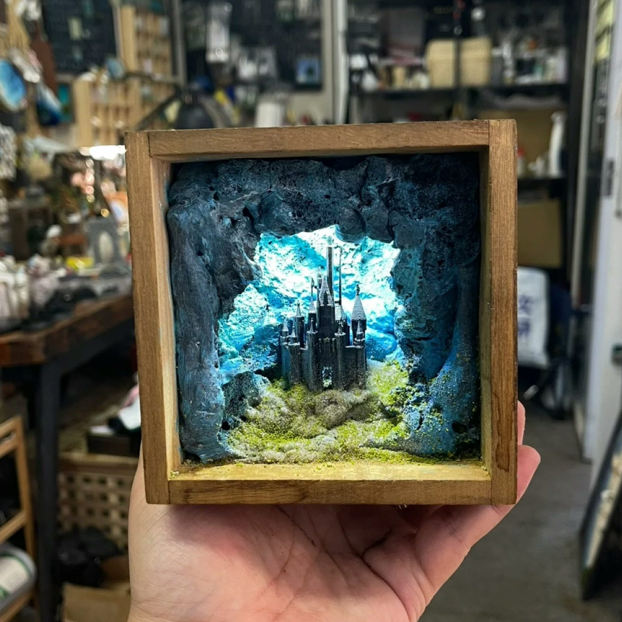 Креативная миниатюрная сцена п – обзор и цена Resin Art Underwater