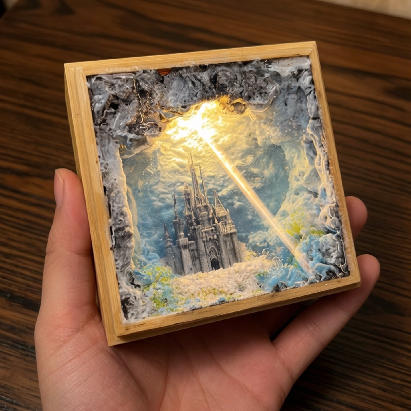 Креативная миниатюрная сцена п – обзор и цена Resin Art Underwater