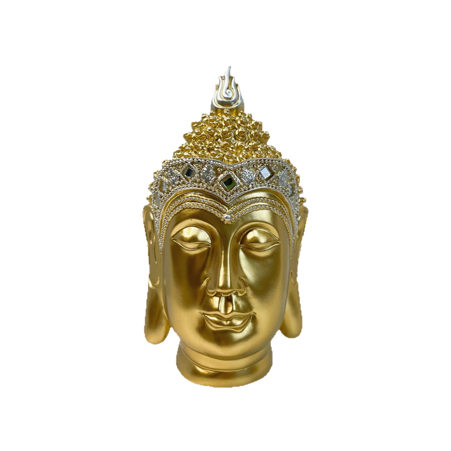 Статуэтка головы Будды Шакьяму – обзор и цена Resin Art India