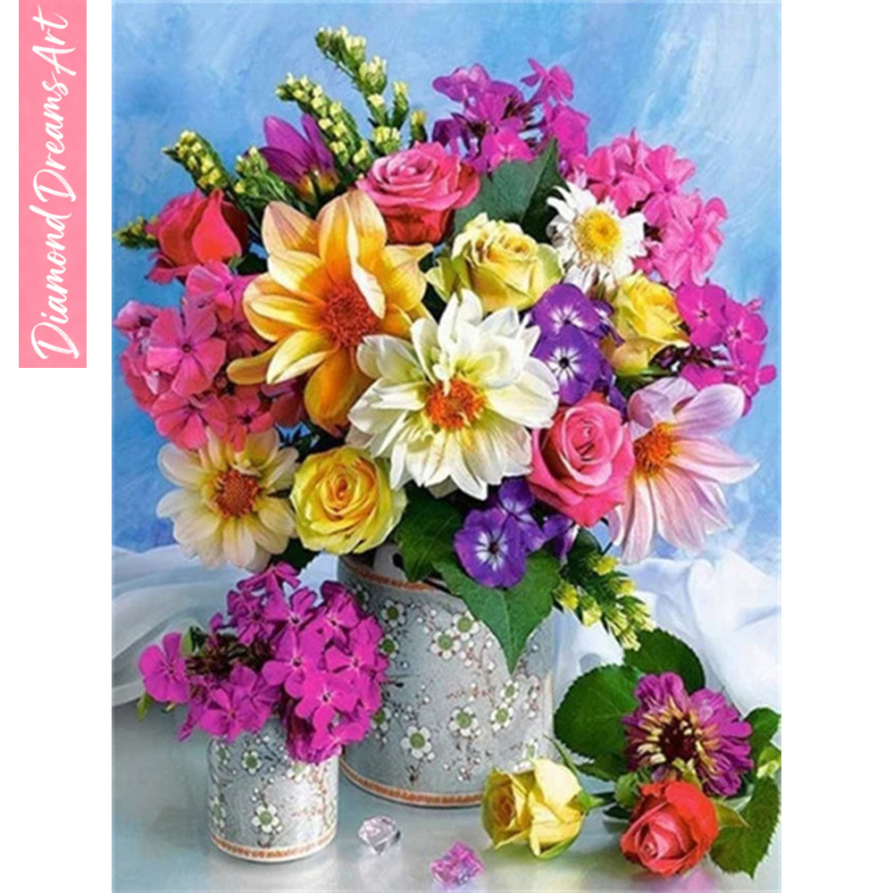 Алмазная мозаика 5D с цветами: – обзор и цена Resin Art With Flowers
