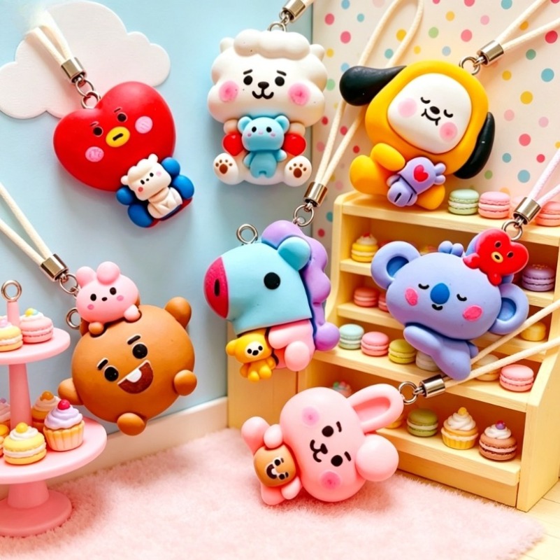 7 шт. смоляных мультяшных шарм – обзор и цена Resin Art Diy Kit