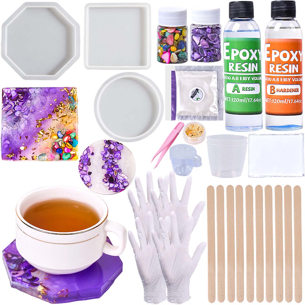 Набор для изготовления подстав – обзор и цена Epoxy Resin Ab