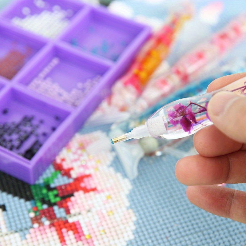 Набор для алмазной вышивки 5D: – обзор и цена Resin Art With Flowers